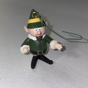 Chief Boss Elf Plastic Figure Key Chain Ornament Rudolph Playing Mantis - B07